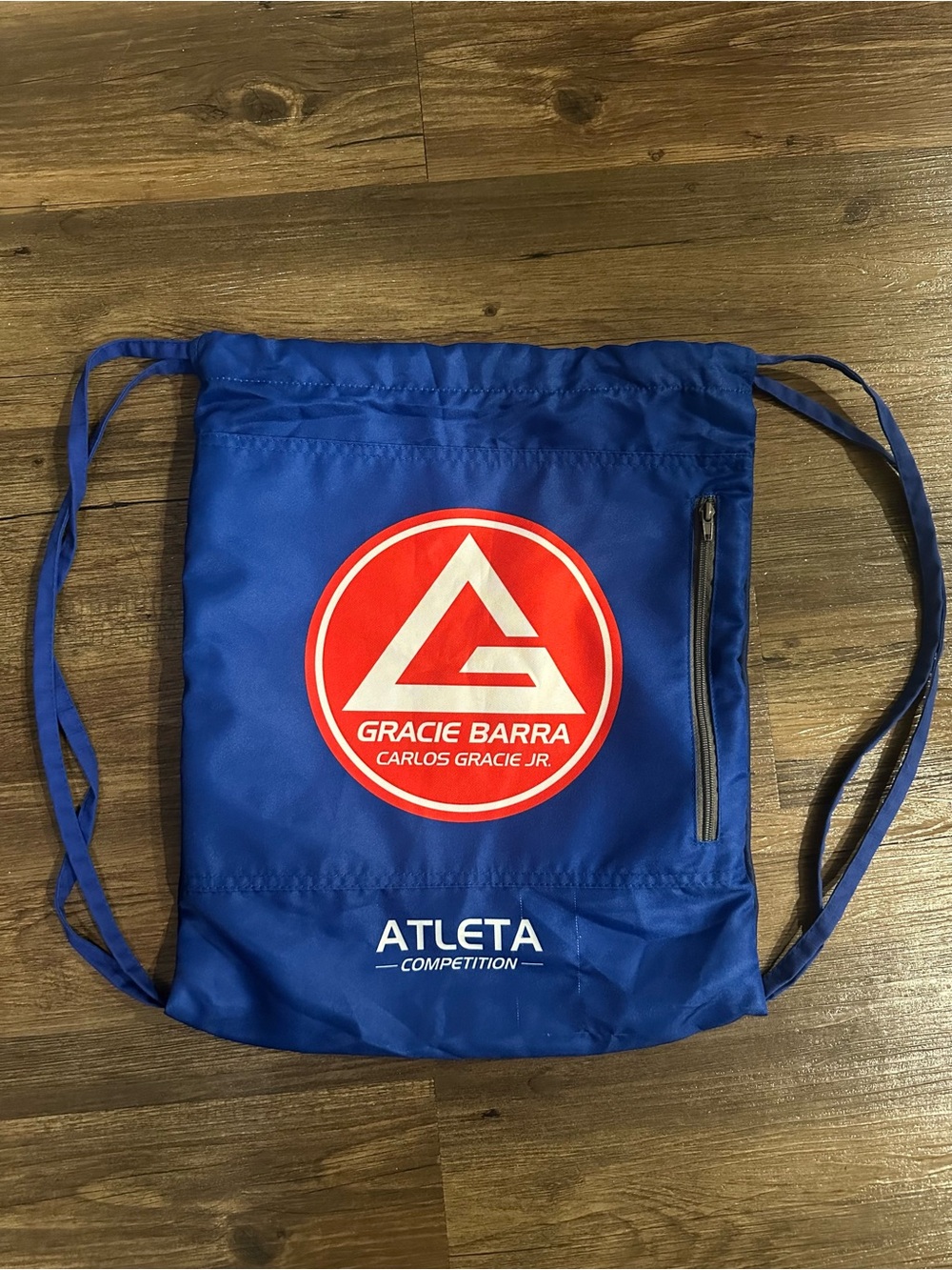 Gracie Barra Blue Drawstring Gym Bag by Atleta Jiu Jitsu NEW Backpack MMA